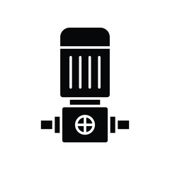 water pump icon vector design template simple and clean