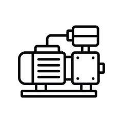 water pump icon vector design template simple and clean