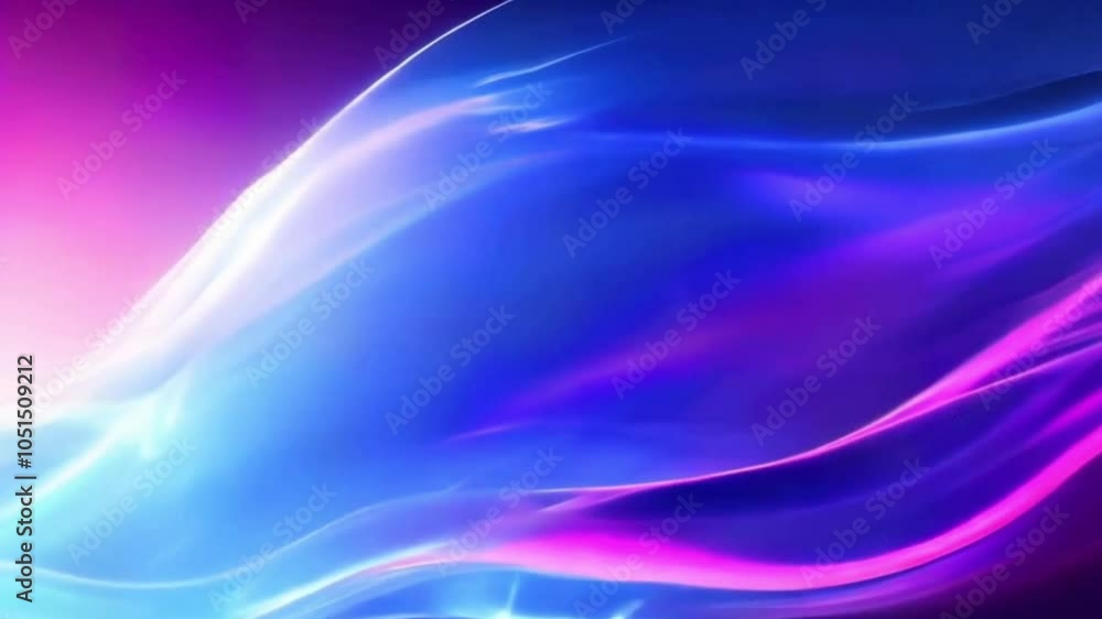 Aufkleber a dynamic abstract blue background featuring flowing waves and light, creating a sense of motion and