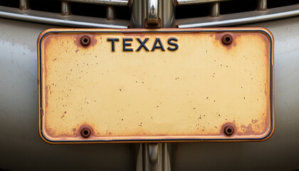 A license old plate antique vintage 1940 texas 46
