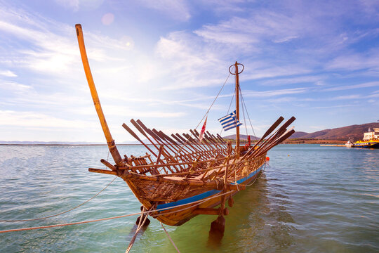 Replica of Argo mythical ship in Volos, Greece