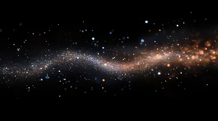 pure black background, a sprinkling of pixie dust