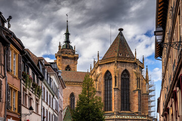 St Martin Church In Colmar, France
