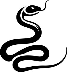 Symbol that represents wisdom, deep thought and cunning. Chinese calendar snake