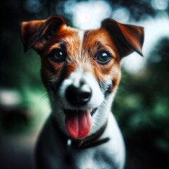Obraz premium Energetic Terrier
