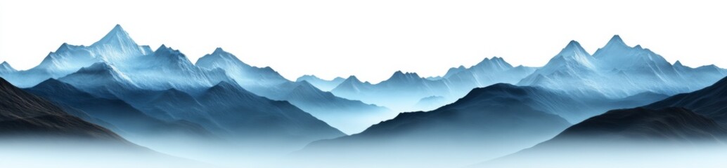 Fototapeta premium Majestic mountain peaks in a picturesque