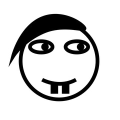 Obraz premium icon face smile