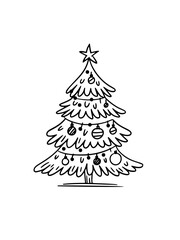 Christmas design elements tree