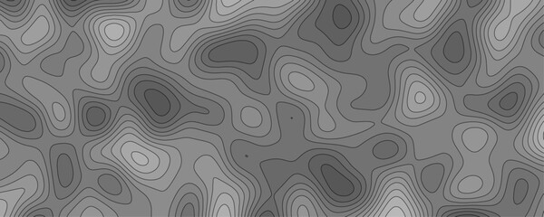 Obraz premium Abstract Topographic Design with Detailed Contour Lines, Seamless Background for Contemporary Art 