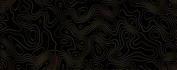 Fototapeta premium Artistic Topographic Map Lines in a Seamless Pattern, Great for Print, Digital, and Wallpaper Applications 
