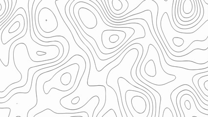 Fototapeta premium Topographic contour map. Vector cartography illustration.