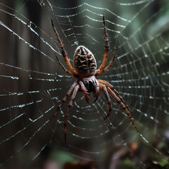 Obraz premium spider on the web