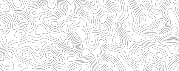 Fototapeta premium Abstract Topographic Contour Line Design with Seamless Flowing Patterns 