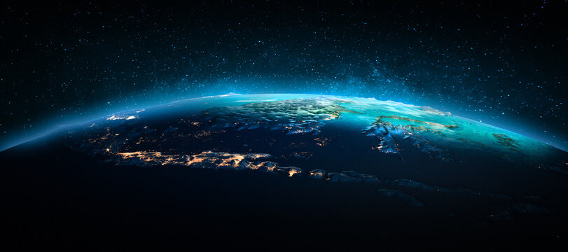Indonesia, Java city lights