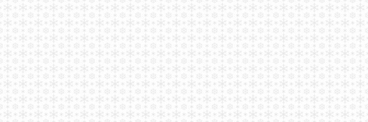 Fototapeta premium Snowflakes seamless pattern, winter vector background, light gray