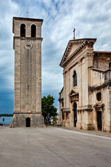 Obraz premium The old church of Pula in Croatia
