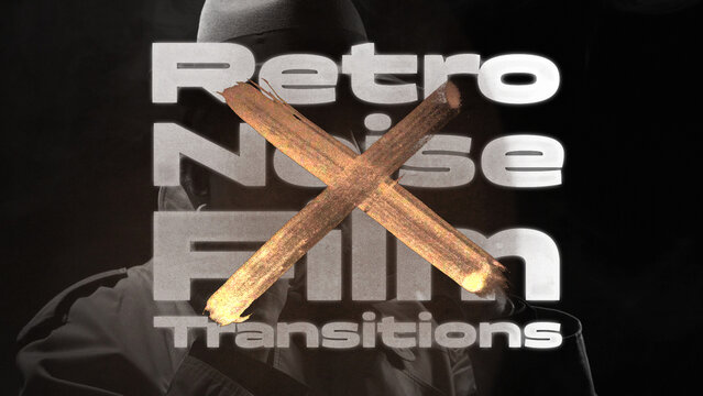 Retro Noise Film Transitions