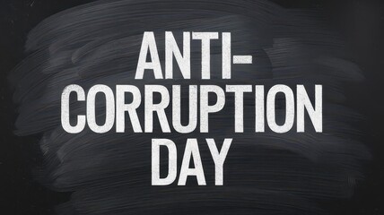 International anti corruption day banner for protest background Anticorruption day template banner