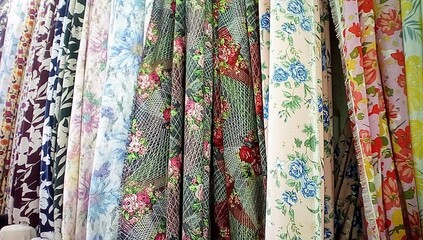 colorful fabrics