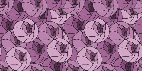 Summer Flowers seamless pattern with pink Peony. Floral endless background can used bed linen dress fabric print. Vector floral wall decor. EPS 10
