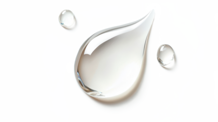 Water Drops on a White Background: A Macro Photography Perspective