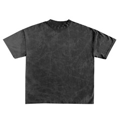 Mens Heavy Oversized Acid Wash T Shirt, t-shirt template, basic plain stone wash on white