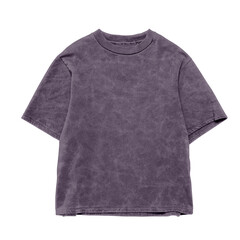 Mens Heavy Oversized Acid Wash T Shirt, t-shirt template, basic plain stone wash on white