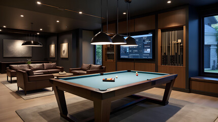 good billiards room,generative ai