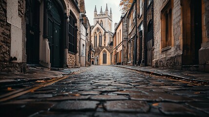 Saint Dunstable's enchanting cobblestone streets showcase its historic architecture, inviting a journey through its vibrant heritage.