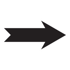 Arrow icon. flat style Arrow symbol. simple Arrow icon on a white background.