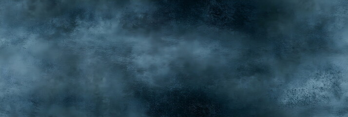 Dark blue venetian decorative plaster wall background. Abstract plaster texture with copy space for design. Beautiful wall decor, renovation