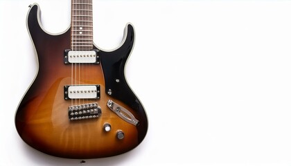 Obraz premium acoustic guitar isolated on white