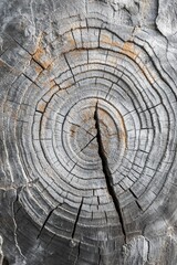 A wooden log cut in half, possibly used for firewood or construction