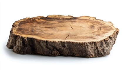 A wooden piece sits atop a table, possibly used as a decorative element or centerpiece