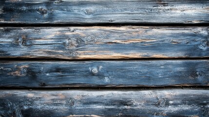 Obraz premium Vivid blue painted wooden wall texture, a closeup view 