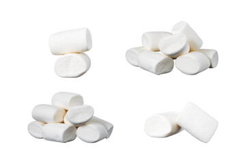 set of marshmallow isolated