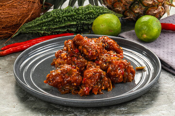 Chinese food - Chicken Manchurian  bbq