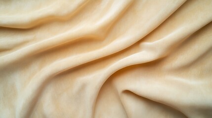 Texture of white cloth, a closeup view emphasizing purity and softness closeup