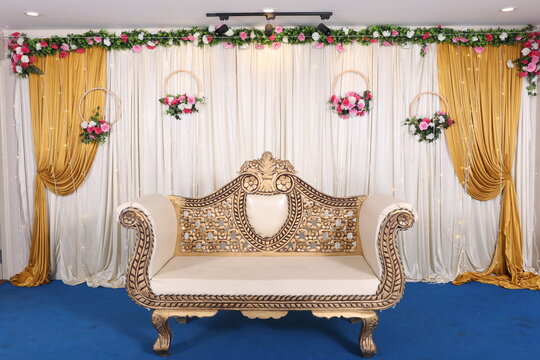 edding stage decoration in south india