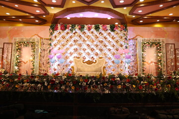 edding stage decoration in south india