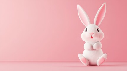 Obraz premium 3d cartoon rabbit