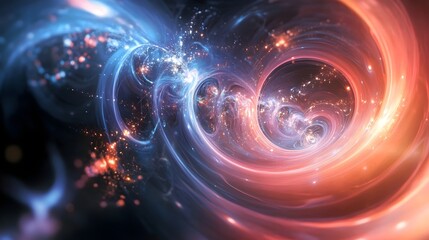 Obraz premium Mystical Flow of Energy and the Universe