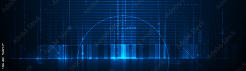 Poster big data futuristic, hi tech technology, light line design. vector datum digital background. illustr