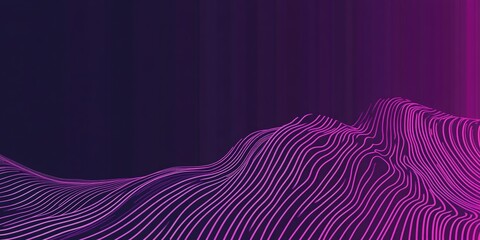 abstract background with lines purple and pink waves