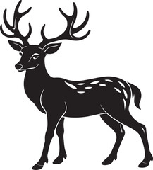 deer silhouette vector