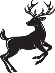 deer silhouette vector