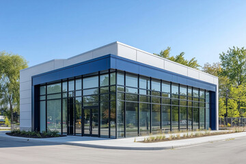 Obraz premium Modern Architectural Building Exterior