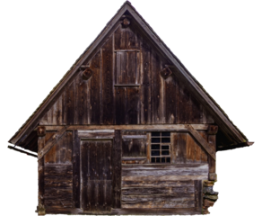 Old wooden house