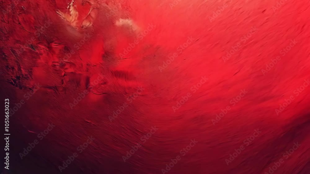 Poster a red fabric with a gradient from dark to light red, with a textured surface that resembles a wave