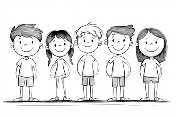 cute and funny coloring pages for kids with children